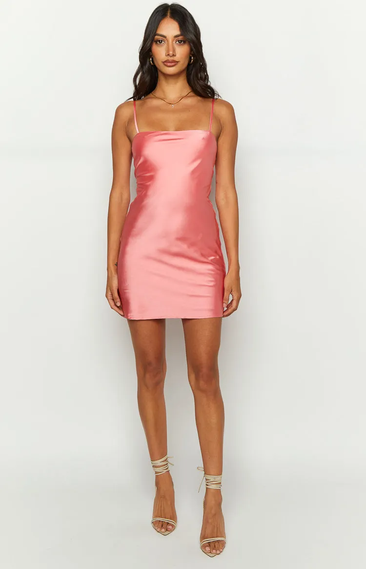 Riri Pink Mini Dress sold by Beginning Boutique product image thumbnail 5