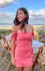 Zoella Pink Off The Shoulder Mini Dress sold by Beginning Boutique