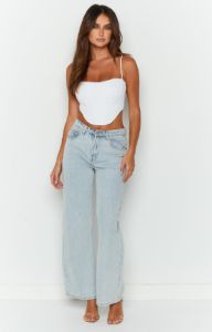 Willow White Corset Top sold by Beginning Boutique