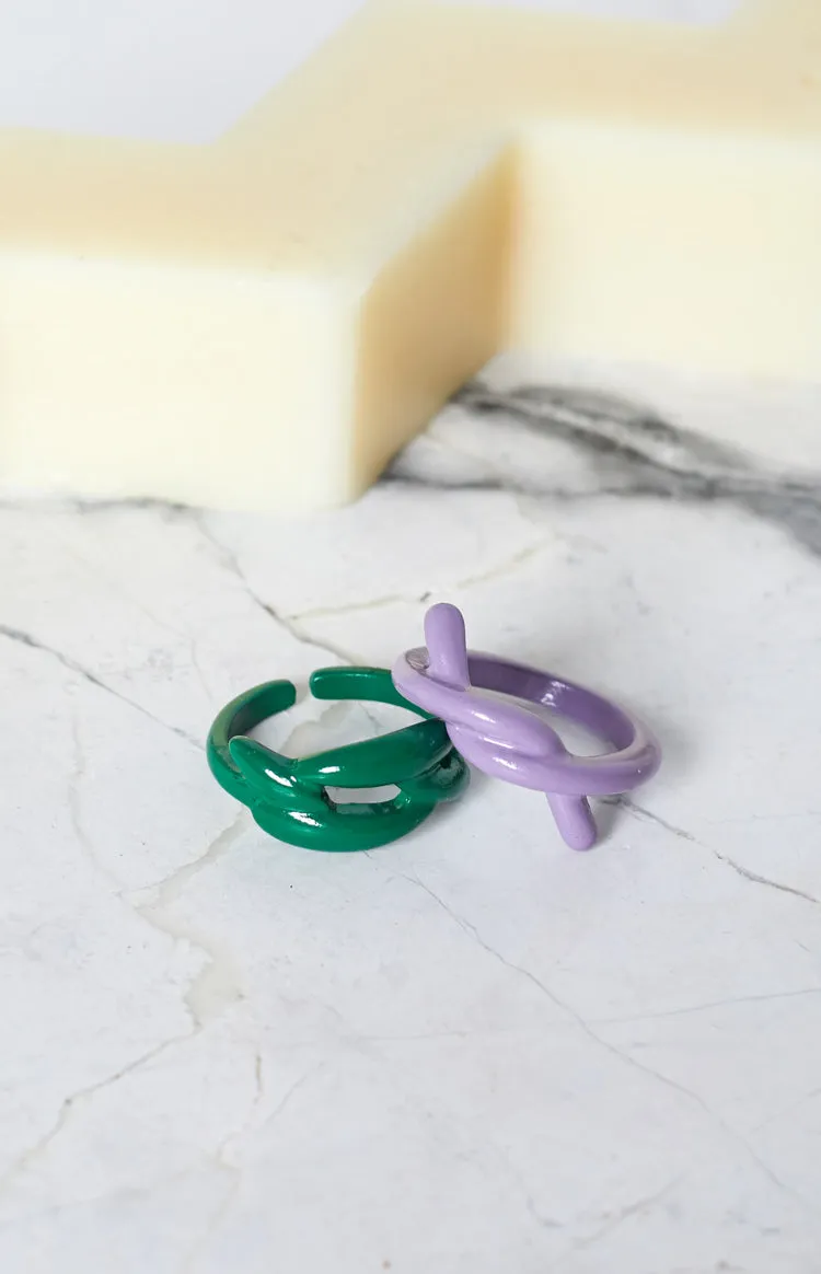 Eclat Tied Up Ring set sold by Beginning Boutique