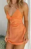 Jazmine Orange Lace Mini Dress sold by Beginning Boutique