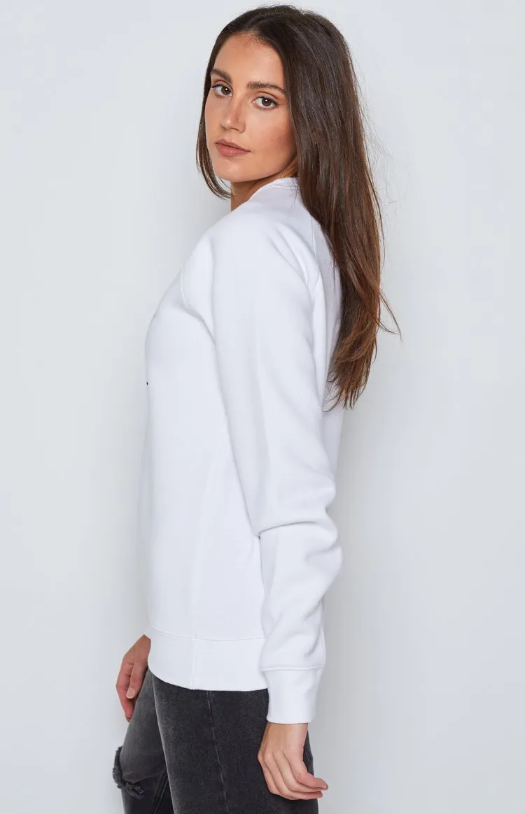 BB Run Club White Sweater sold by Beginning Boutique product image thumbnail 5