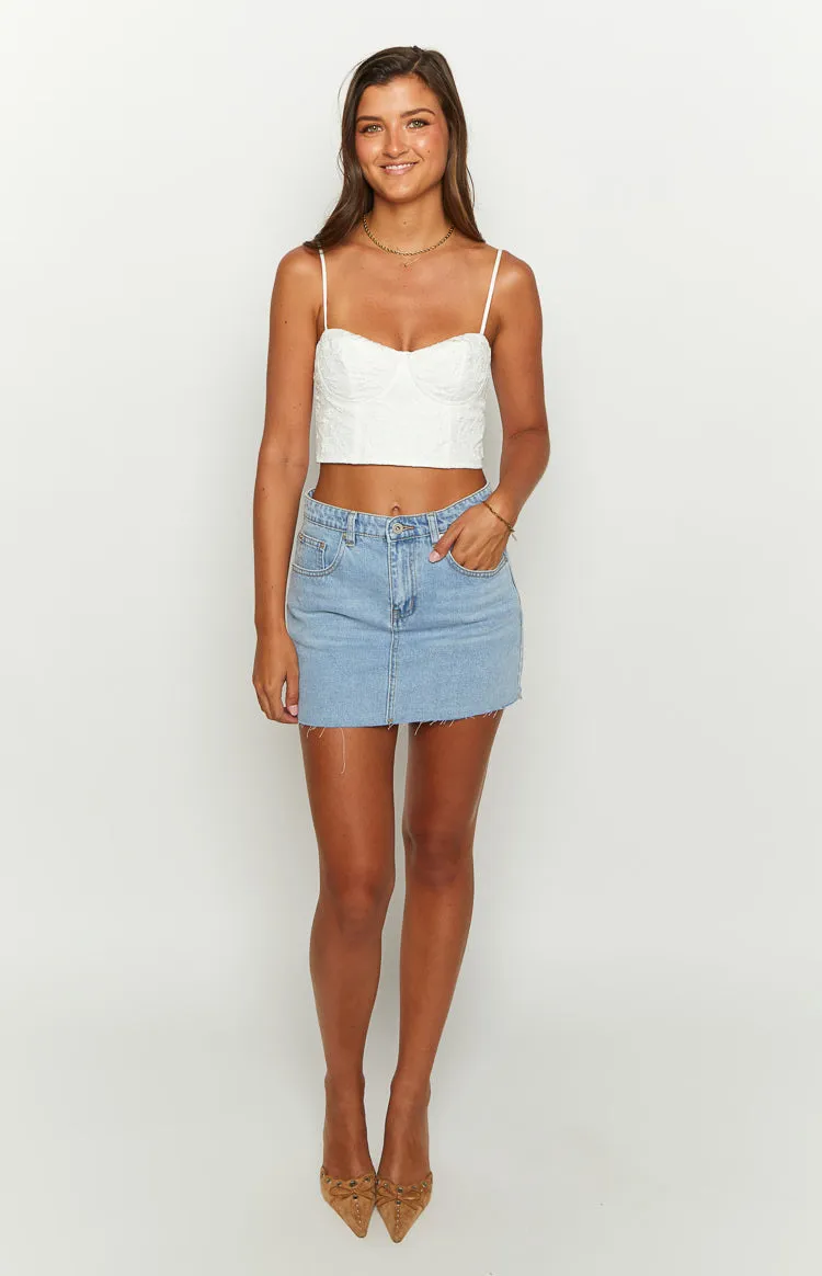 Sailor White Corset Top sold by Beginning Boutique product image thumbnail 2