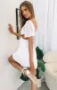 Margot Puff Sleeve Dress White sold by Beginning Boutique