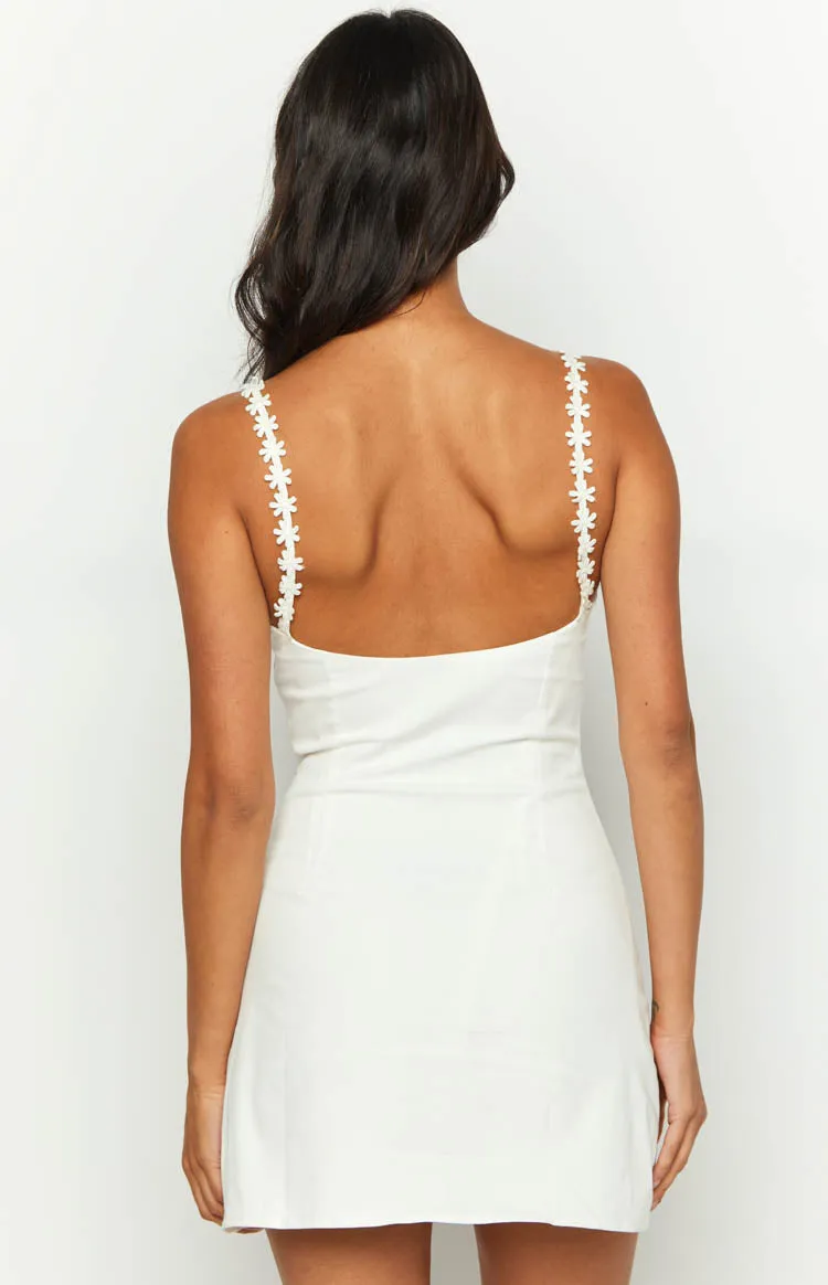 Marbelle White Mini Dress sold by Beginning Boutique product image thumbnail 5