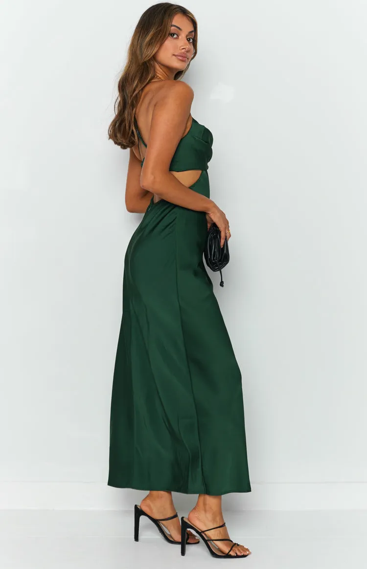Taleah Cut Out Maxi Dress Green sold by Beginning Boutique product image thumbnail 4