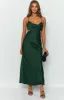 Taleah Cut Out Maxi Dress Green sold by Beginning Boutique