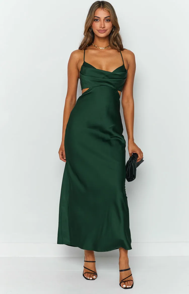 Taleah Cut Out Maxi Dress Green sold by Beginning Boutique product image thumbnail 2