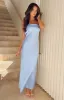 Maiah Blue Formal Maxi Dress sold by Beginning Boutique