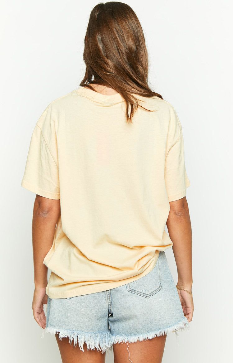 BB Babe Light Beige Print Oversized Tee sold by Beginning Boutique product image thumbnail 5