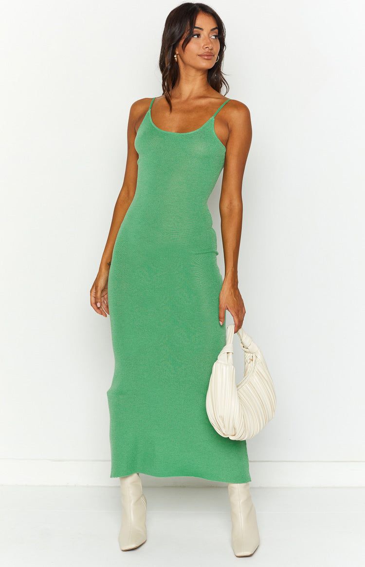 SNDYS April Green Rib Maxi Dress sold by Beginning Boutique product image thumbnail 2