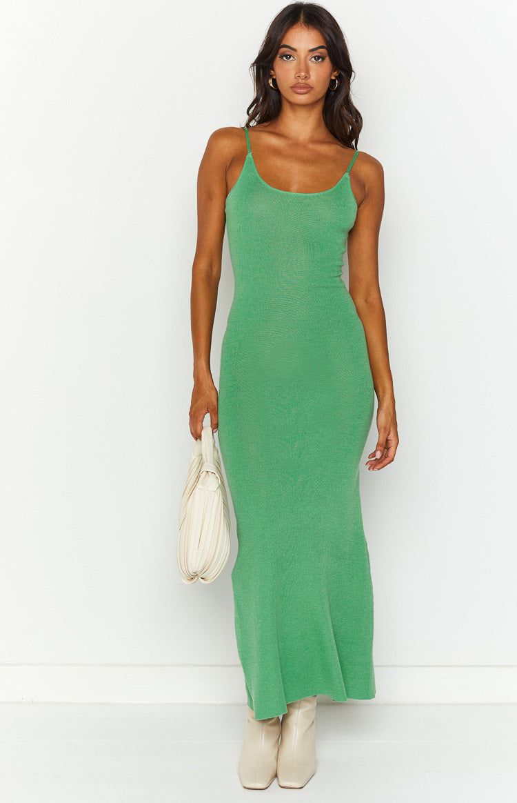 SNDYS April Green Rib Maxi Dress sold by Beginning Boutique product image thumbnail 5