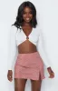 Laura Skirt Blush Print sold by Beginning Boutique