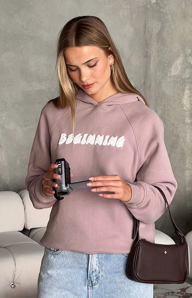 Beginning Beige Bubble Hoodie sold by Beginning Boutique