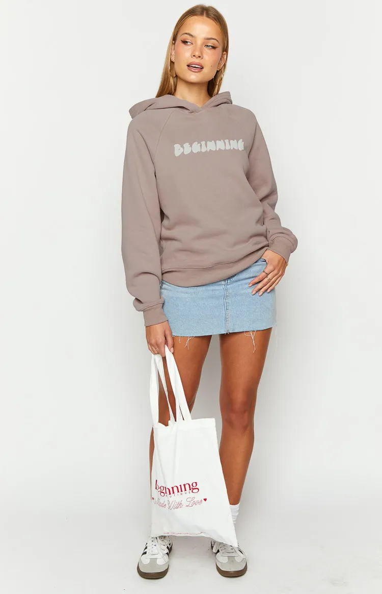 Beginning Beige Bubble Hoodie sold by Beginning Boutique product image thumbnail 3