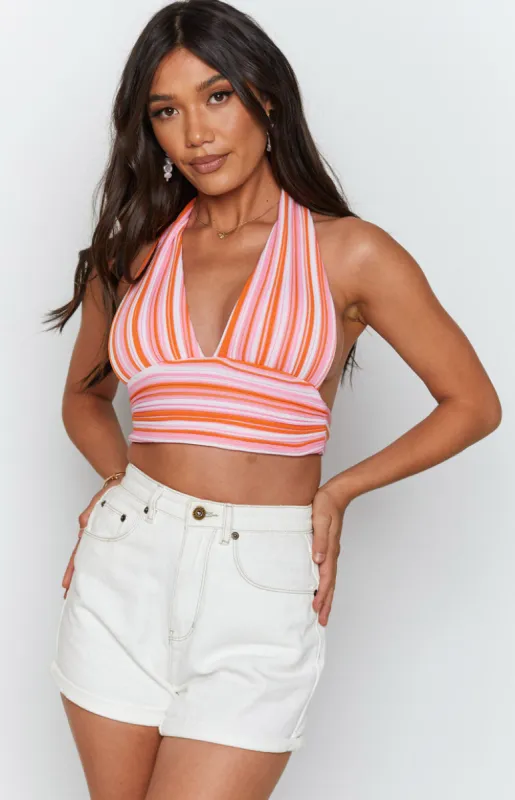 Beach Knit Halter Multi sold by Beginning Boutique