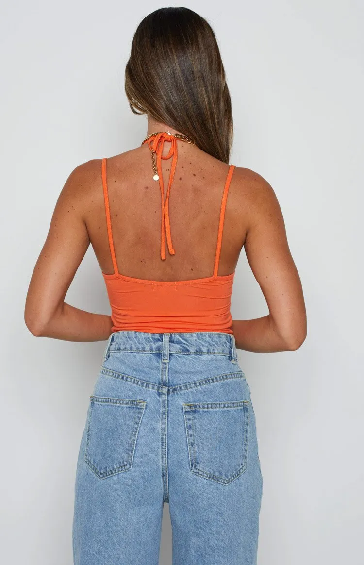 Scout Orange Crop Top sold by Beginning Boutique product image thumbnail 5
