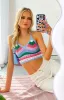 Rainbow Love Knitted Top Multi sold by Beginning Boutique