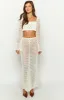 Dally White Crochet Maxi Skirt sold by Beginning Boutique