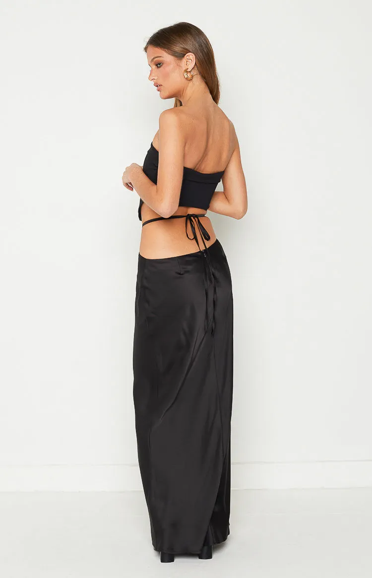 Bethenie Black Maxi Skirt sold by Beginning Boutique product image thumbnail 5