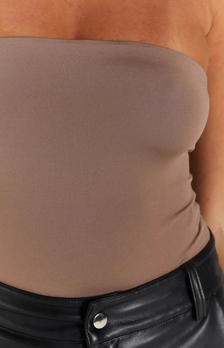 Leona Mauve Strapless Bodysuit sold by Beginning Boutique product image thumbnail 8