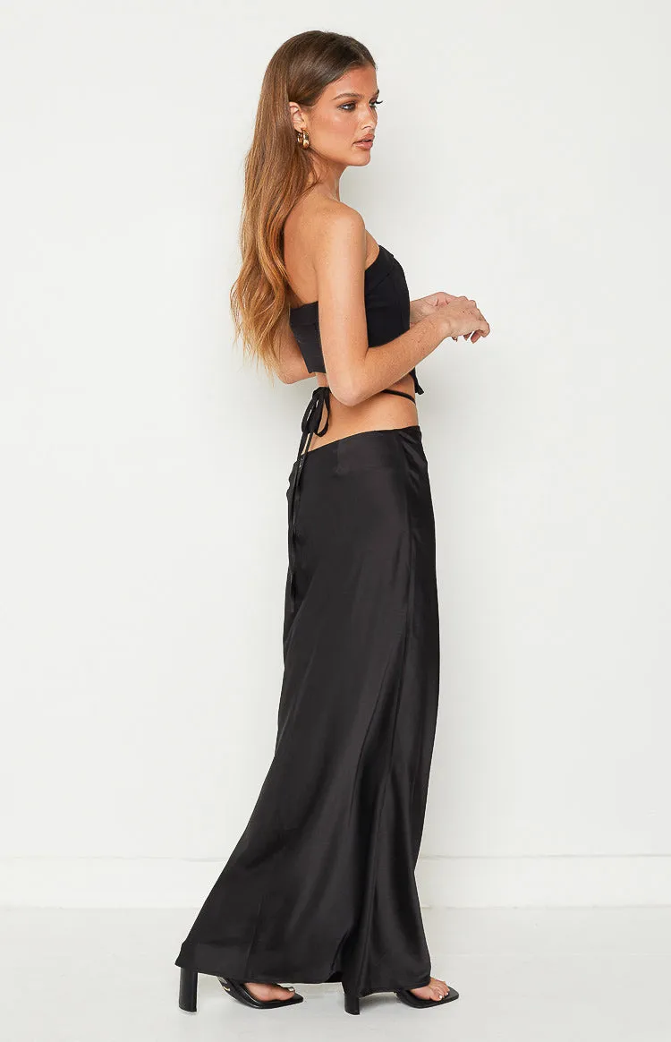 Bethenie Black Maxi Skirt sold by Beginning Boutique product image thumbnail 4