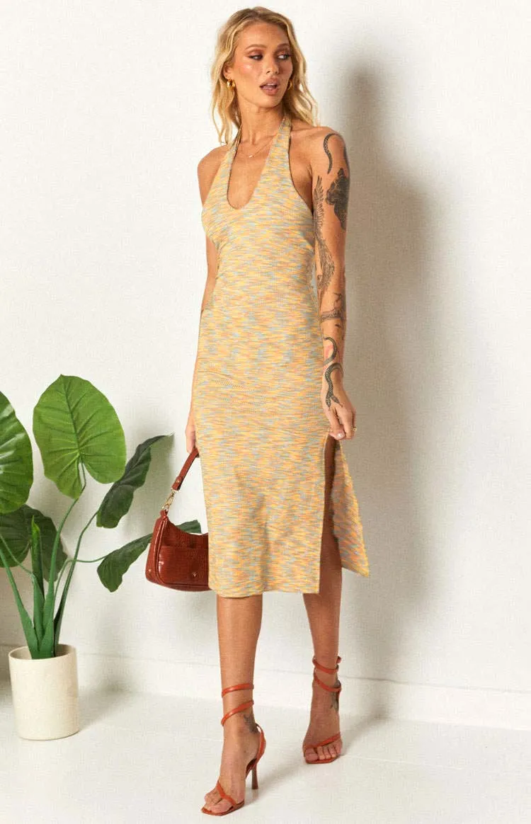 Indi Spacedye Midi Dress Multi sold by Beginning Boutique product image thumbnail 3
