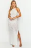 Brooks White Crochet Maxi Dress sold by Beginning Boutique