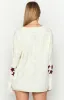 Nathan White Cardigan sold by Beginning Boutique