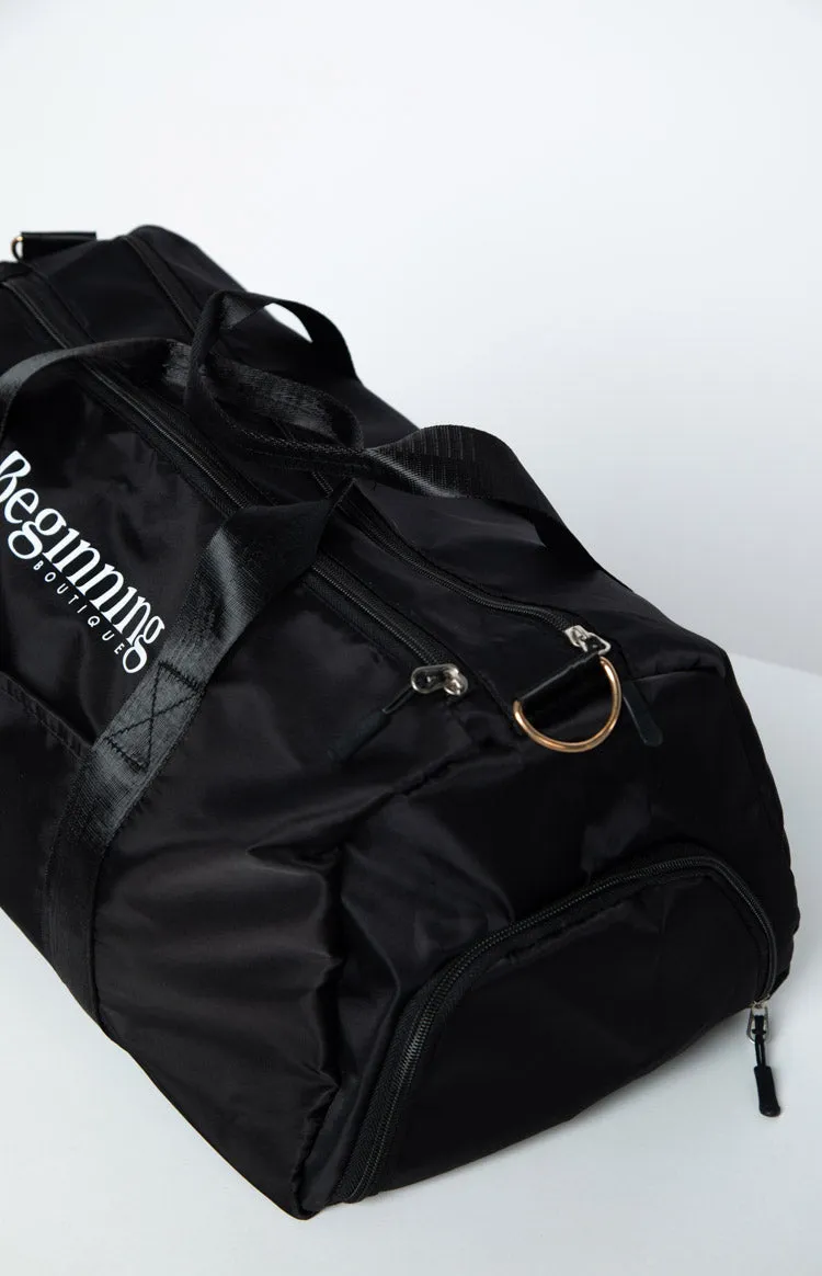 Beginning Boutique Black Gym Bag sold by Beginning Boutique product image thumbnail 5