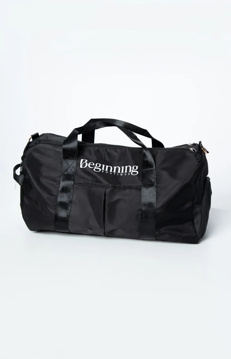 Beginning Boutique Black Gym Bag sold by Beginning Boutique product image thumbnail 2