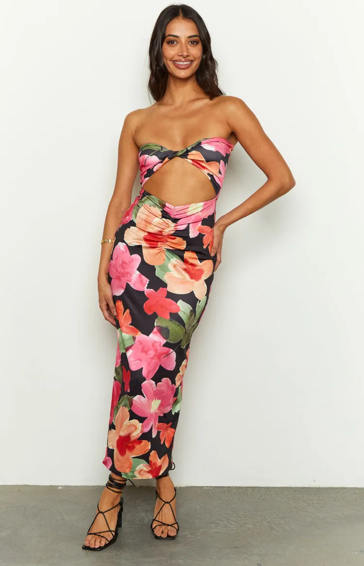 Juliete Floral Midi Dress sold by Beginning Boutique product image thumbnail 2