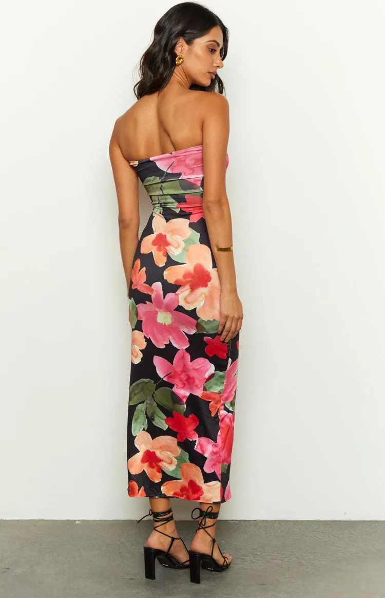 Juliete Floral Midi Dress sold by Beginning Boutique product image thumbnail 5