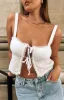 Frankie White Crop Top sold by Beginning Boutique