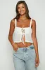 Frankie White Crop Top sold by Beginning Boutique