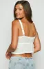 Frankie White Crop Top sold by Beginning Boutique