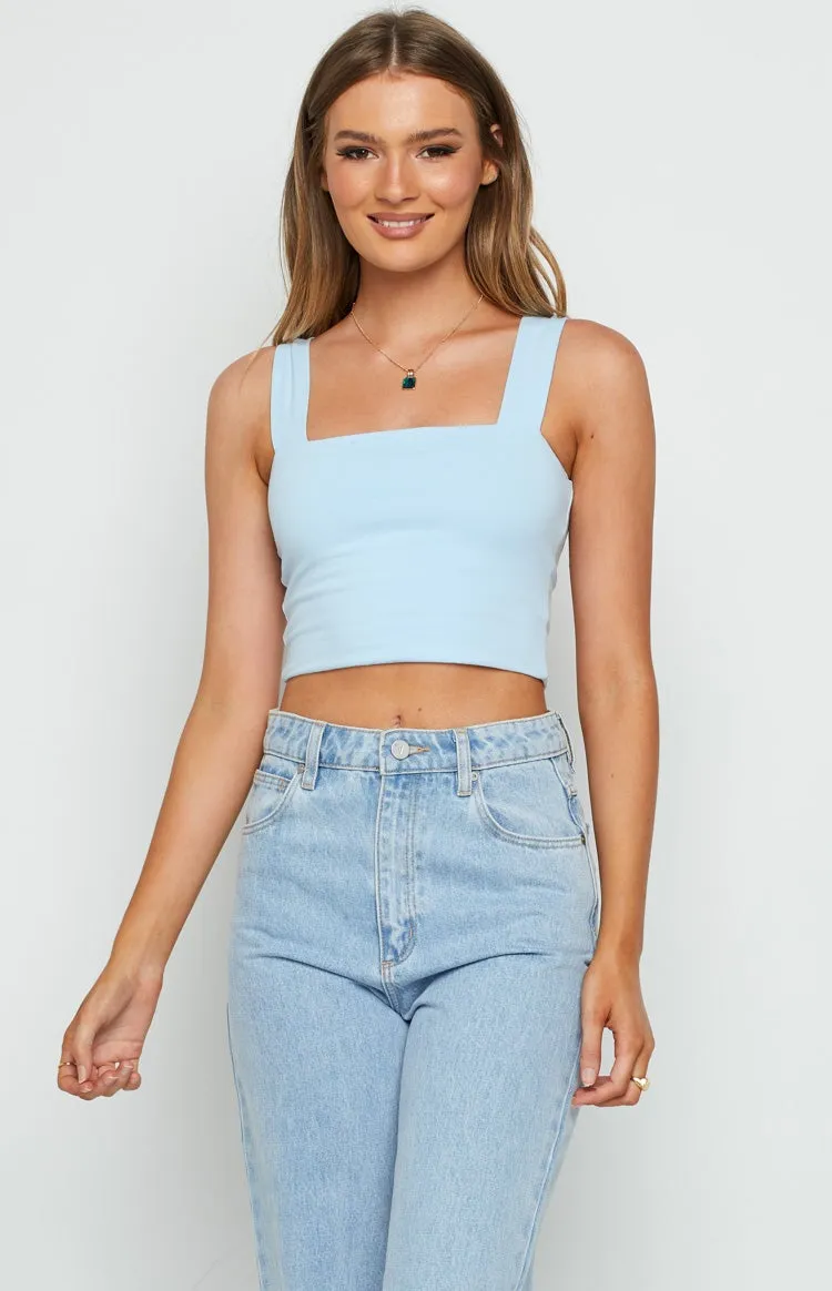 Nellie Crop Blue sold by Beginning Boutique product image thumbnail 4
