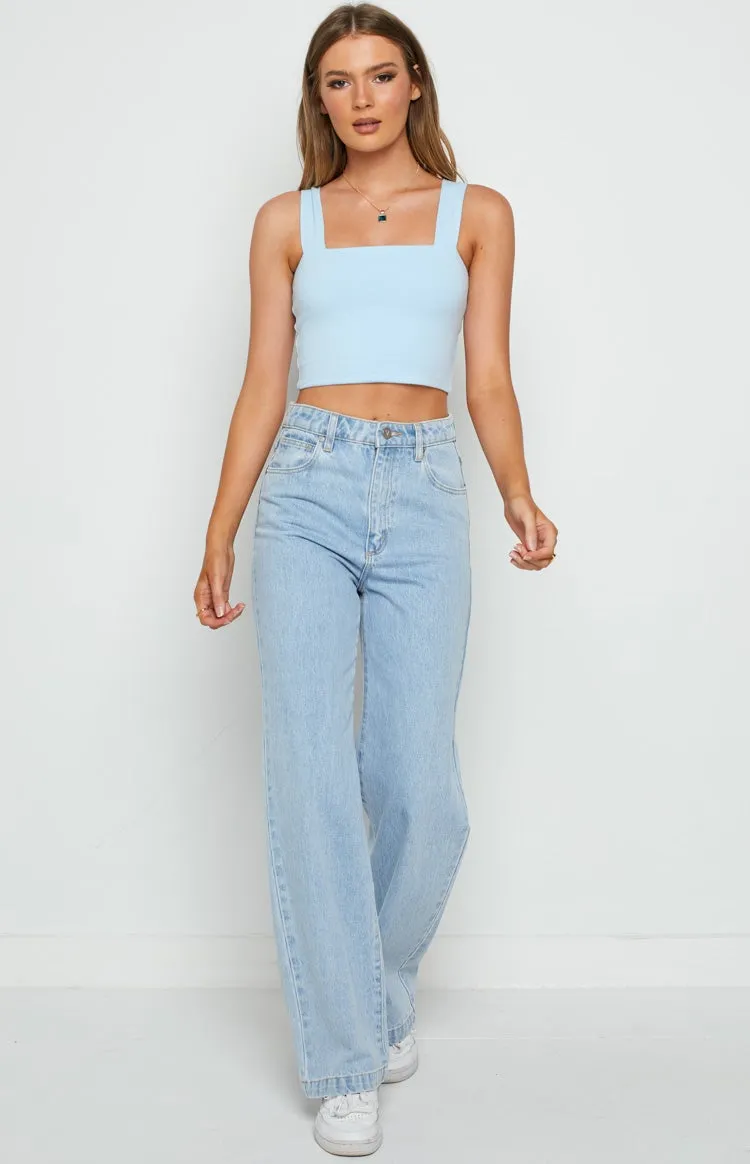 Nellie Crop Blue sold by Beginning Boutique product image thumbnail 3