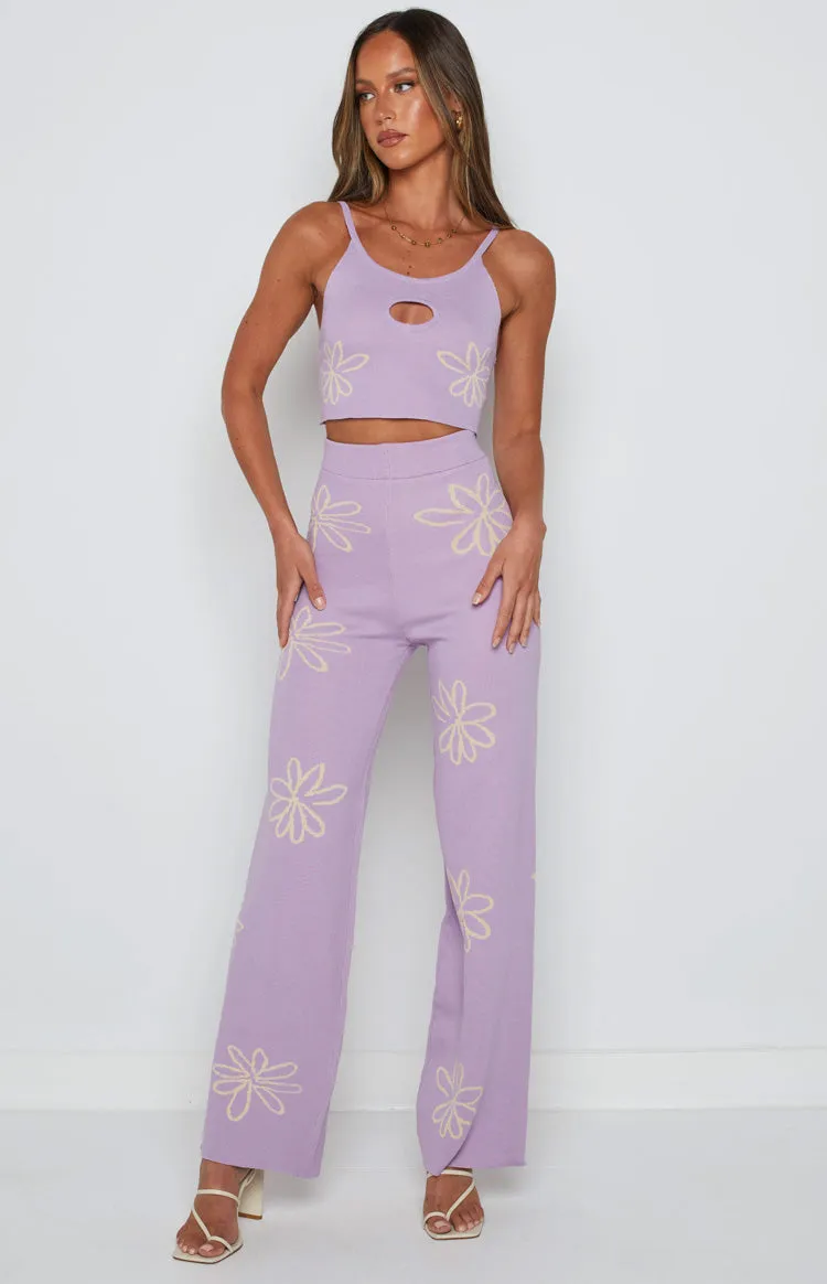 Yancey Purple Cut Out Top sold by Beginning Boutique product image thumbnail 4