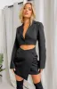 Aderyn Black Blazer Mini Dress sold by Beginning Boutique