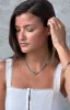 Everly Silver Plated Stainless Steel Heart Necklace sold by Beginning Boutique