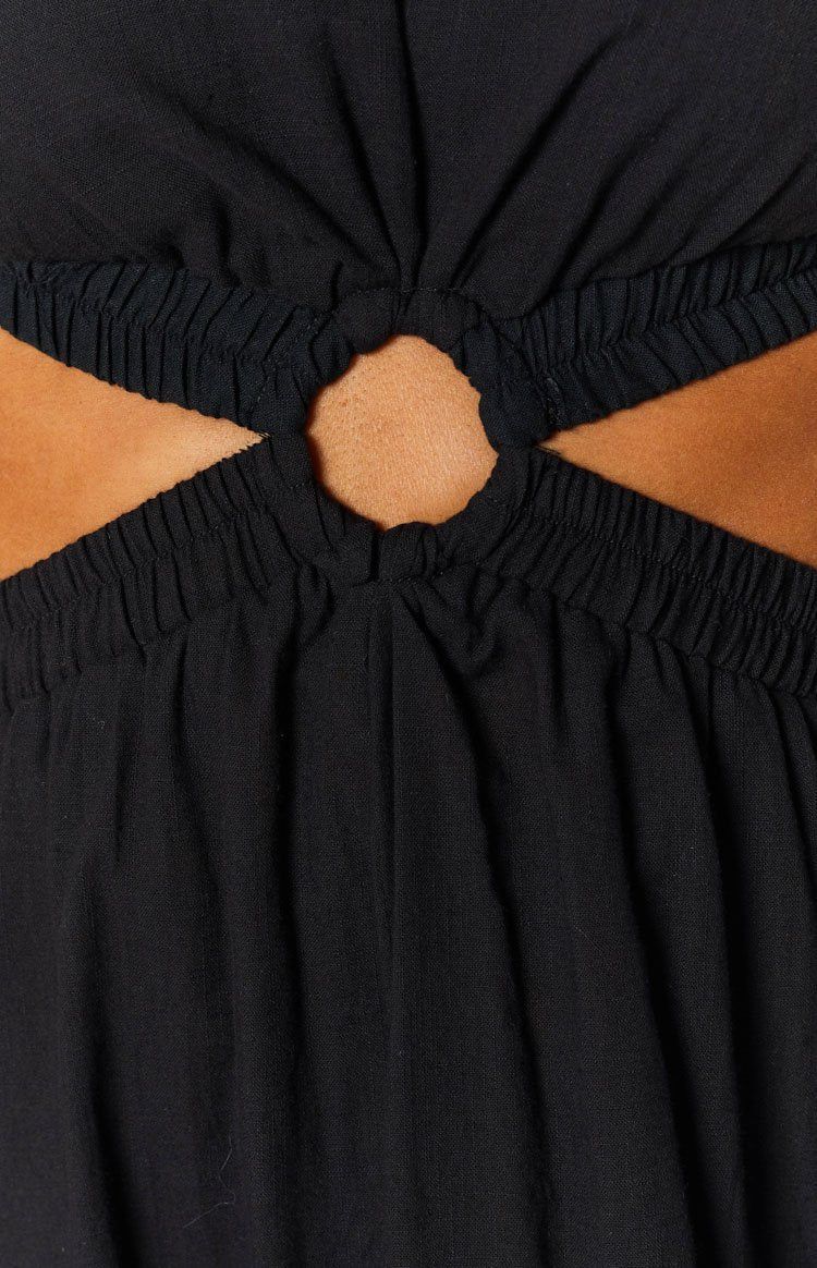 Odessa Backless Midi Dress Black sold by Beginning Boutique product image thumbnail 8