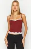 Lioness Top Model Burgundy Cami sold by Beginning Boutique