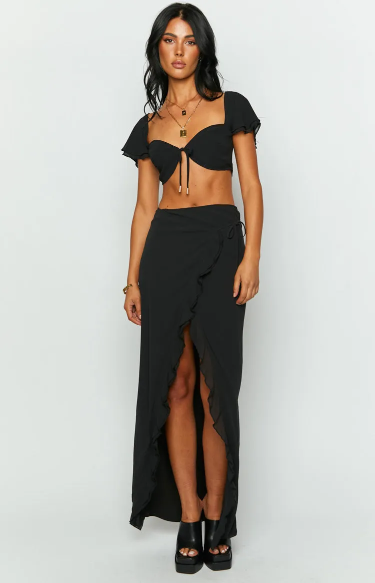 Jay Black Midi Skirt sold by Beginning Boutique product image thumbnail 2