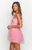 Amba Pink Strapless Mini Dress sold by Beginning Boutique