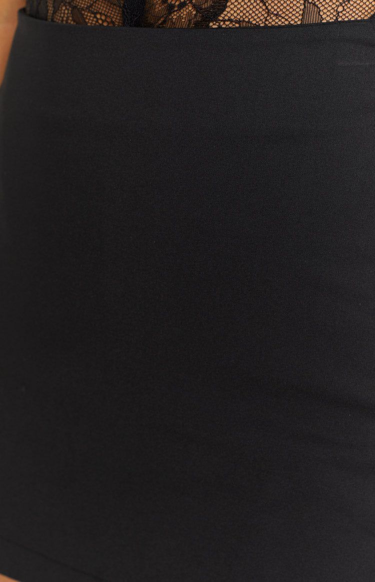 Astara Black Mini Skirt sold by Beginning Boutique product image thumbnail 6