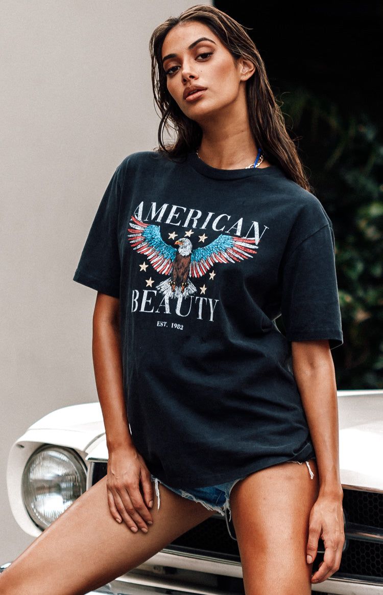 American Beauty T-Shirt Washed Black sold by Beginning Boutique product image thumbnail 8
