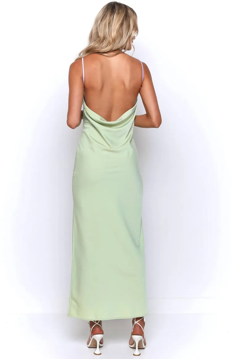 Fern Green Maxi Dress sold by Beginning Boutique product image thumbnail 5