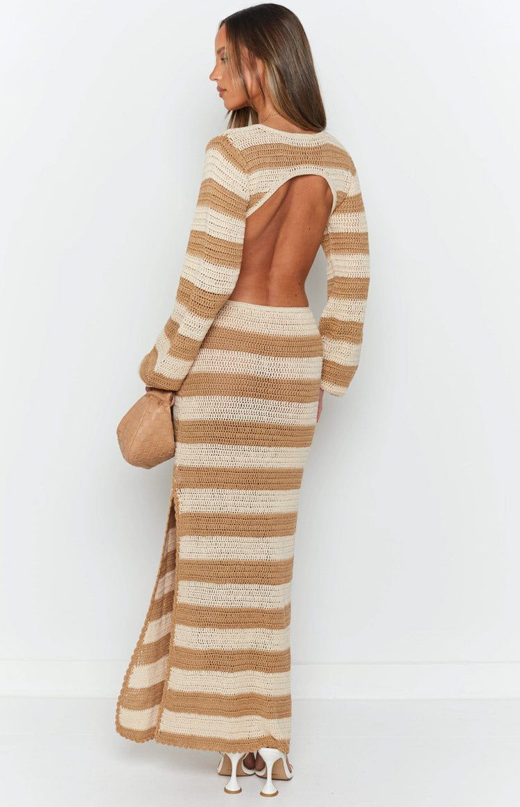 Heartfelt Stripe Midi Dress sold by Beginning Boutique product image thumbnail 7