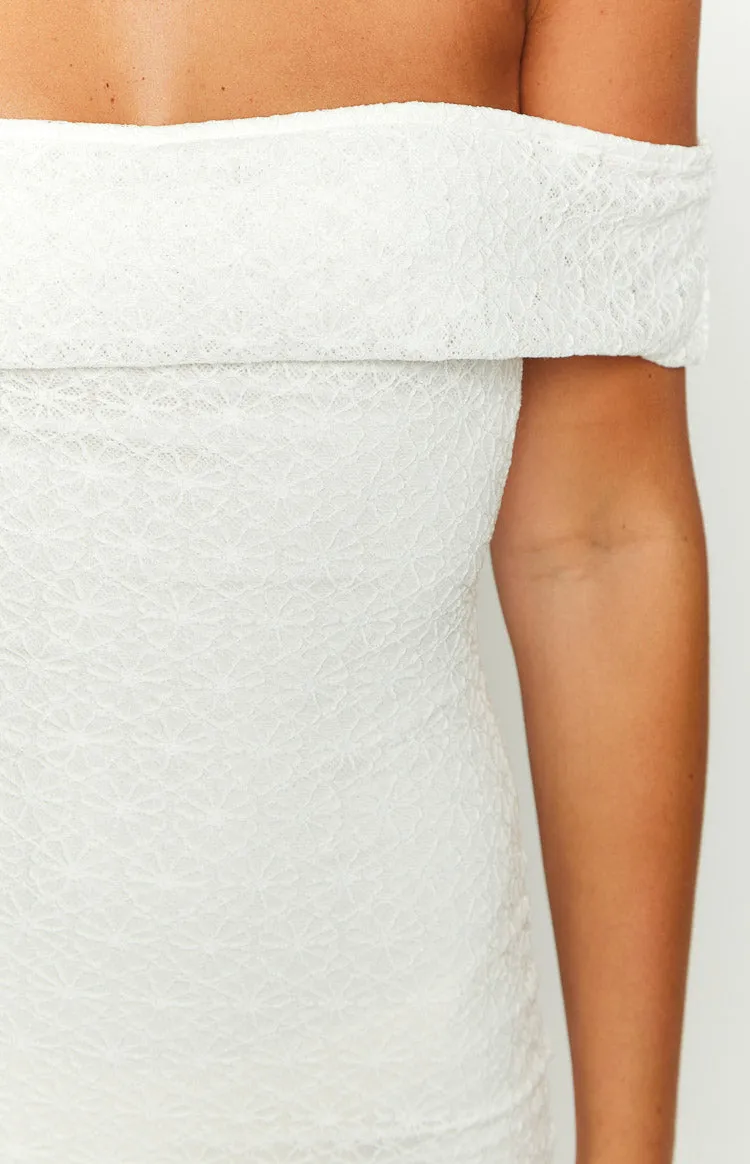 Lilyanne White Lace Mini Dress sold by Beginning Boutique product image thumbnail 4